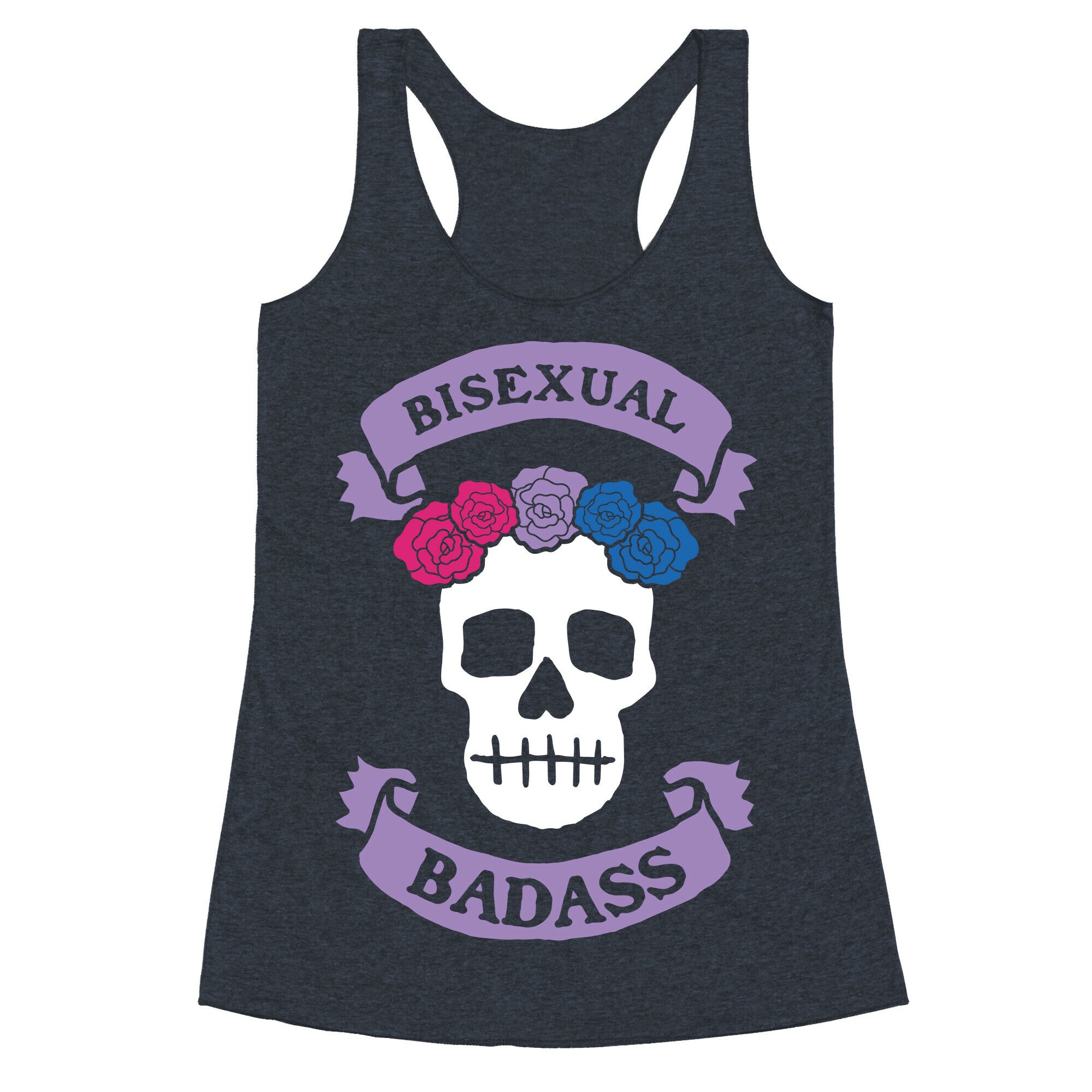 Bisexual Badass Racerback Tank